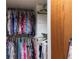 Spacious closet with ample hanging space and shelving at 105 Park Cir, Daytona Beach, FL 32117