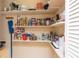 Kitchen pantry offering extensive storage solutions at 105 Park Cir, Daytona Beach, FL 32117