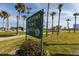 Sign indicating Ross Point Picnic Area with playground nearby at 105 Park Cir, Daytona Beach, FL 32117