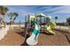 Modern playground with slides and climbing features at 105 Park Cir, Daytona Beach, FL 32117