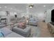 Bright and airy living room with comfortable seating at 21 Tipperary Ln, Ormond Beach, FL 32176