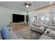 Open living area with comfy seating and a modern aesthetic at 21 Tipperary Ln, Ormond Beach, FL 32176
