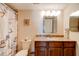 Clean bathroom with granite vanity and shower/tub combo at 3370 Ocean Shore Blvd # 3060, Ormond Beach, FL 32176