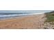Sandy beach with ocean waves and light vegetation at 3370 Ocean Shore Blvd # 3060, Ormond Beach, FL 32176