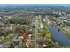 Aerial view showcasing home's location near water at 41 Laurel Oaks Cir, Ormond Beach, FL 32174