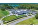 Overhead shot of the clubhouse and golf course, highlighting the expansive grounds at 820 Aldenham Ln, Ormond Beach, FL 32174