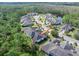 Aerial view of community, showing property's proximity to the water at 820 Aldenham Ln, Ormond Beach, FL 32174