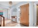 Bright and airy entryway with wood floors at 135 Lagoon Ct, New Smyrna Beach, FL 32169