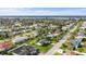 Aerial view of the property and neighborhood, showing the proximity to the water at 188 Benjamin Dr, Ormond Beach, FL 32176