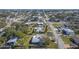 Aerial view showcasing a house and surrounding neighborhood at 55 Neptune Ave, Ormond Beach, FL 32176