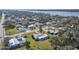 Aerial view of the neighborhood, showing the home's proximity to water at 55 Neptune Ave, Ormond Beach, FL 32176