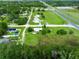 Aerial view of houses and green grassy lawns and scattered mature trees at 6680 Se 174Th Ln, Summerfield, FL 34491