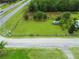 Aerial view showing the home, RV and large fenced yard with mature trees at 6680 Se 174Th Ln, Summerfield, FL 34491