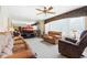 Bright living room featuring a large window and comfortable seating at 1705 Cordova Ave, Daytona Beach, FL 32117