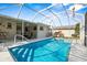This home features a pristine pool, lanai and refreshing backyard space at 1705 Cordova Ave, Daytona Beach, FL 32117