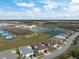 An aerial view capturing the community amenities and recreational areas at 243 Island Breeze Ave, Daytona Beach, FL 32124