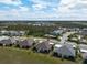 This aerial image showcases the home's position within the community at 243 Island Breeze Ave, Daytona Beach, FL 32124