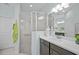 Well-lit bathroom with a spacious shower, modern fixtures, and a clean design at 243 Island Breeze Ave, Daytona Beach, FL 32124