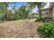 Large backyard perfect for entertaining, featuring mature trees and lush landscaping at 630 W Rich Ave, Deland, FL 32720