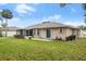 Well-maintained lawn with a charming screened-in porch, perfect for relaxing and enjoying the outdoors at 66 Old Sunbeam Dr, South Daytona, FL 32119