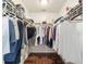 Walk-in closet with wire shelving and hardwood floors at 8885 Sw 95Th St # C, Ocala, FL 34481