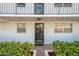 Close up of the building entrance showcasing details at 118 S Halifax Ave # 103, Daytona Beach, FL 32118