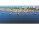 Waterfront community featuring private docks and stunning bay views on a sunny day at 2912 River Point Dr, Daytona Beach, FL 32118