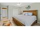 This quaint bedroom features beautiful decor, a ceiling fan, and a roomy closet at 2912 River Point Dr, Daytona Beach, FL 32118