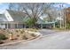 Exterior of clubhouse with covered entrance, flags, and landscaped grounds at 3257 Bailey Ann Dr, Ormond Beach, FL 32174