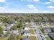 Neighborhood aerial view highlighting lush greenery, tidy streets, and neatly arranged residential houses at 348 Southern Winds Blvd, Deland, FL 32720