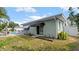Well-maintained backyard with a patio, green grass, and partial view of the swimming pool at 4 Water Oak Cir, Ormond Beach, FL 32176