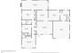 Detailed floor plan showcasing the layout of a single-Gathering home with room dimensions and total square footage at 4 Water Oak Cir, Ormond Beach, FL 32176