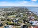 Expansive aerial of a coastal neighborhood featuring a cityscape and ocean views at 445 John Anderson Dr, Ormond Beach, FL 32176
