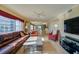Bright living room with gulf views, comfortable seating, and an open layout at 4555 S Atlantic Ave # 4508, Port Orange, FL 32127