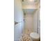 Bright and updated shower with mosaic tile floor and built-in shelving at 919 Northbrook Dr, Ormond Beach, FL 32174