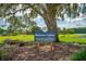 Community Wellness Center sign with information about the spa, fitness center, and pool pavilion at 131 Longridge Ln, Ormond Beach, FL 32174