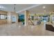 Spacious lobby with tile floors, high ceilings and modern decor at 1415 Ocean Shore Blvd # L1, Ormond Beach, FL 32176