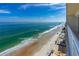 Beautiful direct ocean views to the east of the condo at 3333 S Atlantic Ave # 1802, Daytona Beach, FL 32118