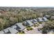 Aerial view of townhomes with beautiful, mature landscaping and convenient parking at 25 Misners Trl, Ormond Beach, FL 32174