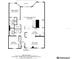 Floor plan showcasing living room, dining room, kitchen, Gathering room and bedrooms at 3 Oceans West Blvd # 7C6, Daytona Beach, FL 32118