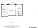 Floor plan showcasing primary bedroom, primary bathroom, hallway, and balcony at 3 Oceans West Blvd # 7C6, Daytona Beach, FL 32118