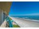 Expansive ocean and beach views from the spacious balcony at 4555 S Atlantic Ave # 4708, Port Orange, FL 32127