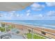 Breathtaking ocean view from the balcony, overlooking the pool and sandy beach at 1155 Ocean Shore Blvd # 507, Ormond Beach, FL 32176