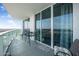 Expansive balcony space with patio furniture and sliding glass doors at 231 Riverside Dr # 1907-1, Holly Hill, FL 32117