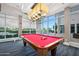 Bright clubhouse with billiard table, modern lighting and plenty of natural light at 231 Riverside Dr # 1907-1, Holly Hill, FL 32117