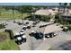 Rows of golf carts ready for use at the golf course at 5 Captiva At Lionspaw, Daytona Beach, FL 32124