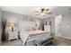 Beautifully designed main bedroom with a comfortable bed and decorative accents at 111 Heron Dunes Dr, Ormond Beach, FL 32176