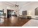 Spacious living room boasting hardwood floors, high ceilings, and natural light at 1432 Kinnard Cir, Ormond Beach, FL 32174
