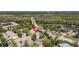 Community aerial view showing the proximity to the lake, and the location of this unit within the community at 1 Tomoka Oaks Blvd # 112, Ormond Beach, FL 32174