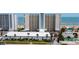 Exterior shot of beachfront high-rise condo buildings offering scenic views and convenient beach access at 1133 Ocean Shore Blvd # 303, Ormond Beach, FL 32176